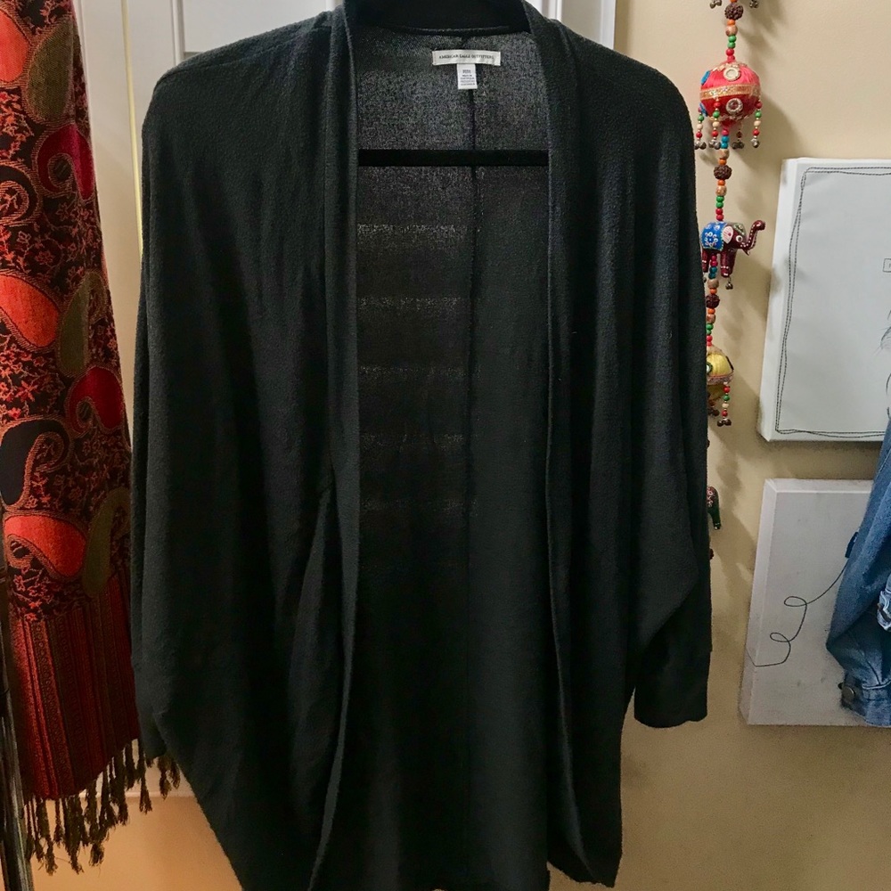 American Eagle army green cardigan